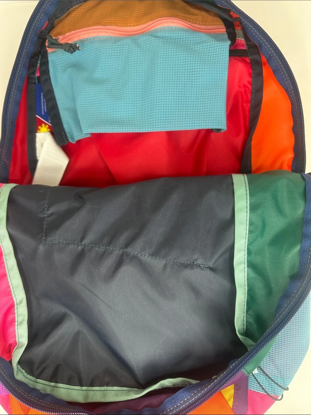 Cotopaxi Batac Del Día 16L Backpack One-of-a-Kind Multicolor Lightweight Daypack